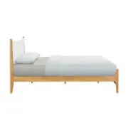 Japandi Style Boucle Upholstered Bed