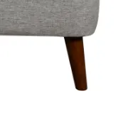 Mid-Century Modern Inspired Upholstered Bed