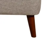 Mid-Century Modern Inspired Upholstered Bed