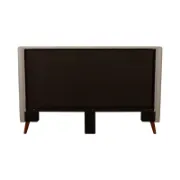 Mid-Century Modern Inspired Upholstered Bed