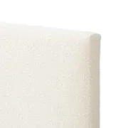 Boucle Platform Bed – Modern Style with Plush Texture