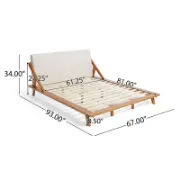 Modern Upholstered Platform Bed