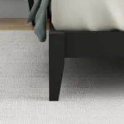 Solid Wood Platform Bed with Elegant Design
