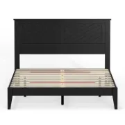 Solid Wood Platform Bed with Elegant Design