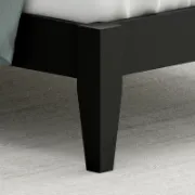 Solid Wood Platform Bed with Elegant Design