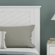 Solid Wood Platform Bed with Elegant Design
