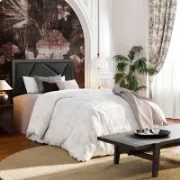 Leather Bed