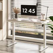 Home Office Height Adjustable Standing Desk with Drawer