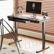 Home Office Height Adjustable Standing Desk with Drawer