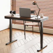 Home Office Height Adjustable Standing Desk with Drawer