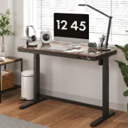 Home Office Height Adjustable Standing Desk with Drawer