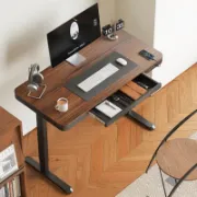 Home Office Height Adjustable Standing Desk with Drawer