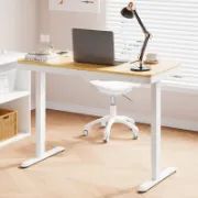 Home Office Height Adjustable Standing Desk with Drawer