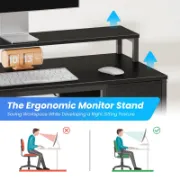 Computer Desk with Storage