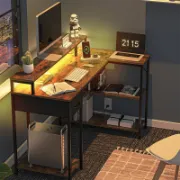 Computer Desk with Storage