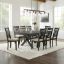 9-piece rustic dining set