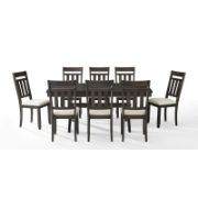 9-piece rustic dining set