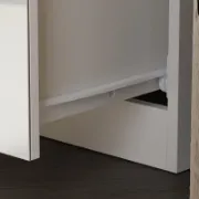 Wardrobe Closet with Mirror Doors and Drawers