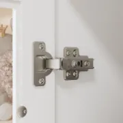 large wardrobe with glass doors