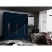 A practical and modern 3-section wardrobe