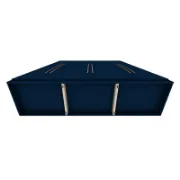 A practical and modern 3-section wardrobe