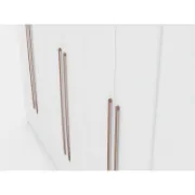 A practical and modern 3-section wardrobe