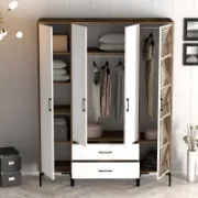 Multi-Shelf Wardrobe