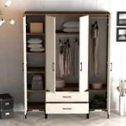 Multi-Shelf Wardrobe
