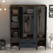 Multi-Shelf Wardrobe