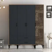 Multi-Shelf Wardrobe