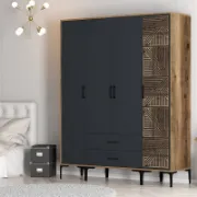 Multi-Shelf Wardrobe