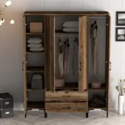 Multi-Shelf Wardrobe
