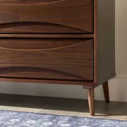 Solid Wood Double Dresser with Modern Design