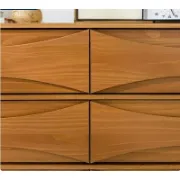 Solid Wood Double Dresser with Modern Design