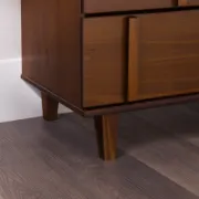 Solid Wood 6-Drawer Double Dresser with Modern Design