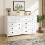 Contemporary 10-Drawer Wooden Dresser