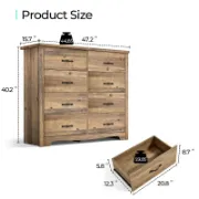 8-Drawer Dresser