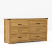 6-Drawer Double Dresser