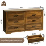 6-Drawer Double Dresser