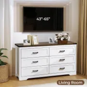 6-Drawer Double Dresser