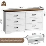 6-Drawer Double Dresser