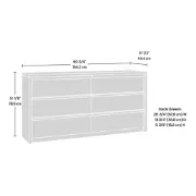 6-Drawer Modern Dresser