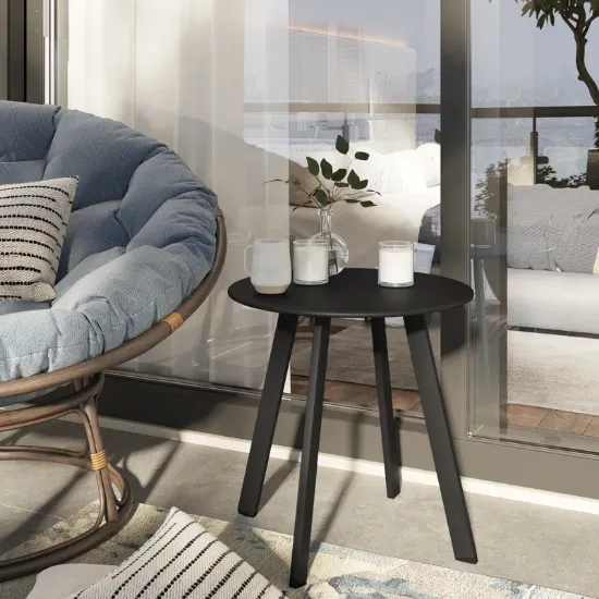 Round Outdoor Side Table