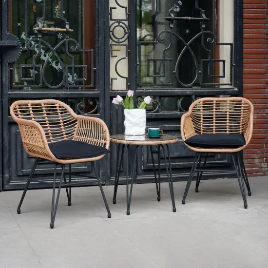 3 Piece Wicker
