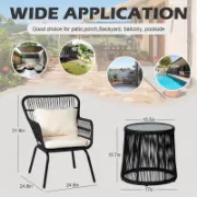3 Piece Seating Group with Cushions