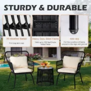 3 Piece Seating Group with Cushions