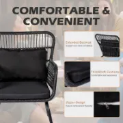 3 Piece Seating Group with Cushions