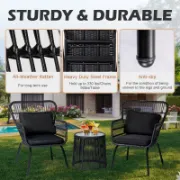 3 Piece Seating Group with Cushions