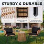 3 Piece Seating Group with Cushions