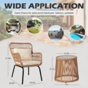 3 Piece Seating Group with Cushions